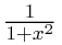 1/sqrt(1-x^2)